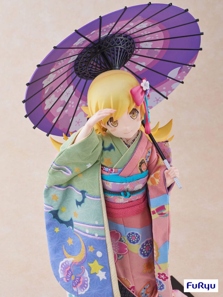 Monogatari PVC Statue 1/4 Shinobu Oshino Japanese Doll 42 cm 4580736409569