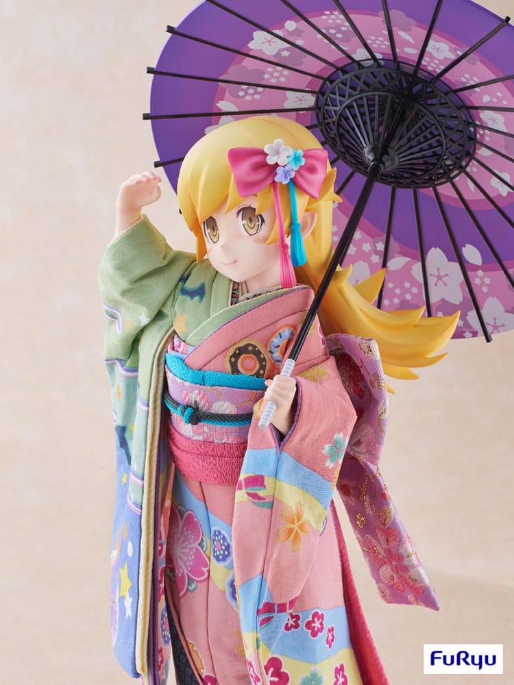 Monogatari PVC Statue 1/4 Shinobu Oshino Japanese Doll 42 cm 4580736409569