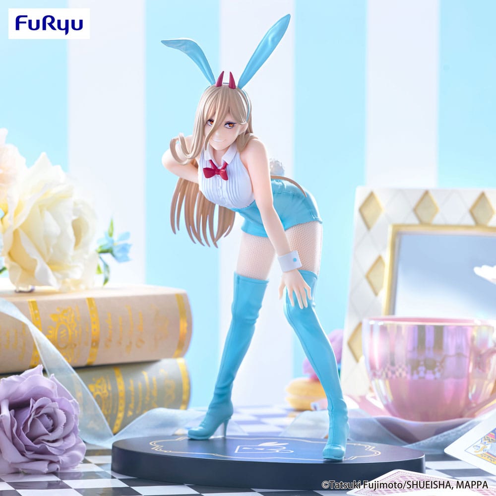 Chainsaw Man BiCute Bunnies PVC Statue Power Light Blue Color Ver. 30 cm 4571623501671