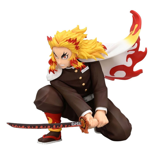 Demon Slayer: Kimetsu no Yaiba Noodle Stopper PVC Statue Rengoku Kyojuro Battle Ver. 10 cm 4571623501756