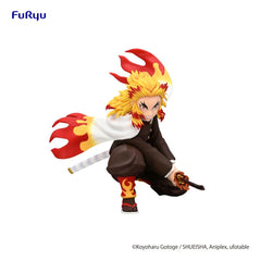 Demon Slayer: Kimetsu no Yaiba Noodle Stopper PVC Statue Rengoku Kyojuro Battle Ver. 10 cm 4571623501756