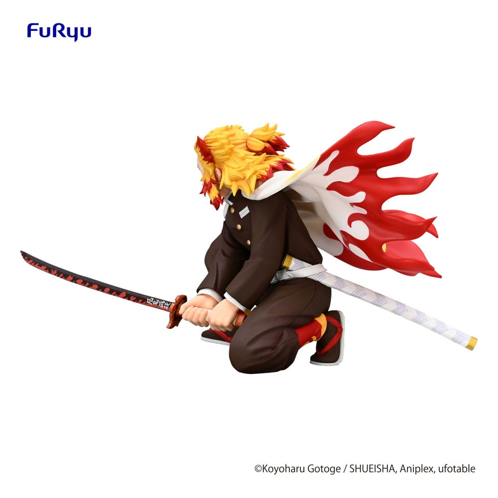 Demon Slayer: Kimetsu no Yaiba Noodle Stopper PVC Statue Rengoku Kyojuro Battle Ver. 10 cm 4571623501756
