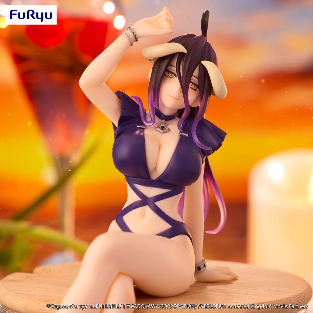 Overlord Noodle Stopper PVC Statue Albedo Swimsuit Dark Purple Color Ver. 16 cm 4571623501787