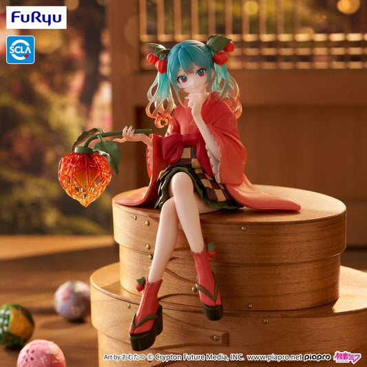 Hatsune Miku Noodle Stopper PVC Statue Flower Fairy Winter Cherry 15 cm 4571623502661