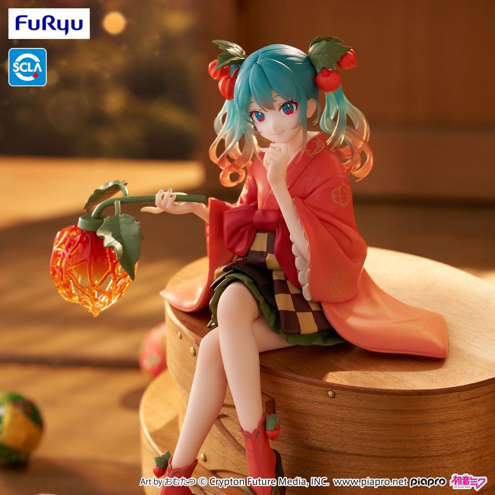 Hatsune Miku Noodle Stopper PVC Statue Flower Fairy Winter Cherry 15 cm 4571623502661