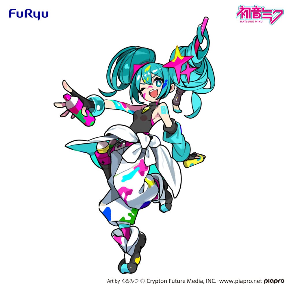 Hatsune Miku Trio-Try-iT PVC Statue Miku Paint Girl 19 cm 4571623503453