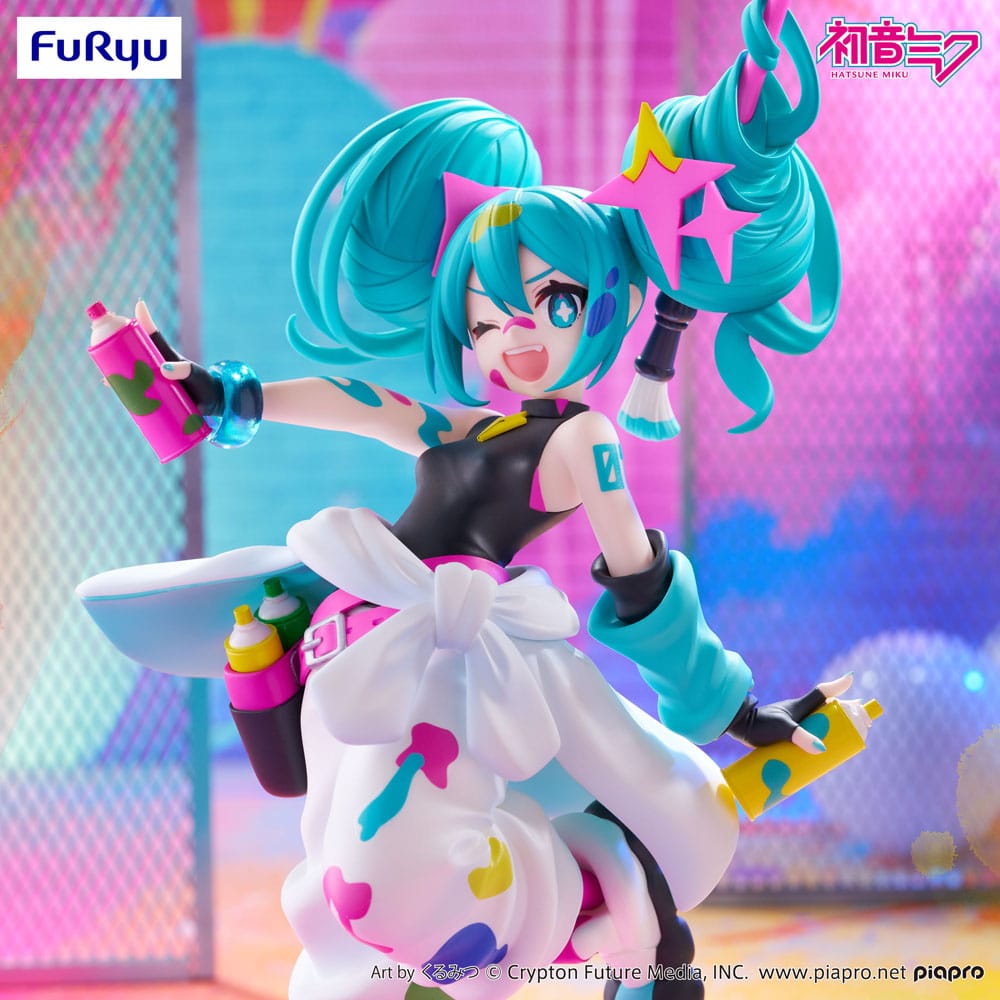 Hatsune Miku Trio-Try-iT PVC Statue Miku Paint Girl 19 cm 4571623503453