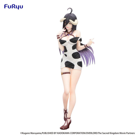 Overlord Trio-Try-iT PVC Statue Albedo Mini Dress Cow Pattern Ver. 21 cm 4571623503606
