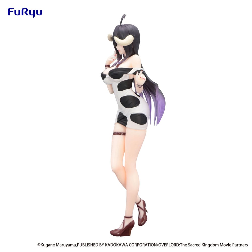 Overlord Trio-Try-iT PVC Statue Albedo Mini Dress Cow Pattern Ver. 21 cm 4571623503606
