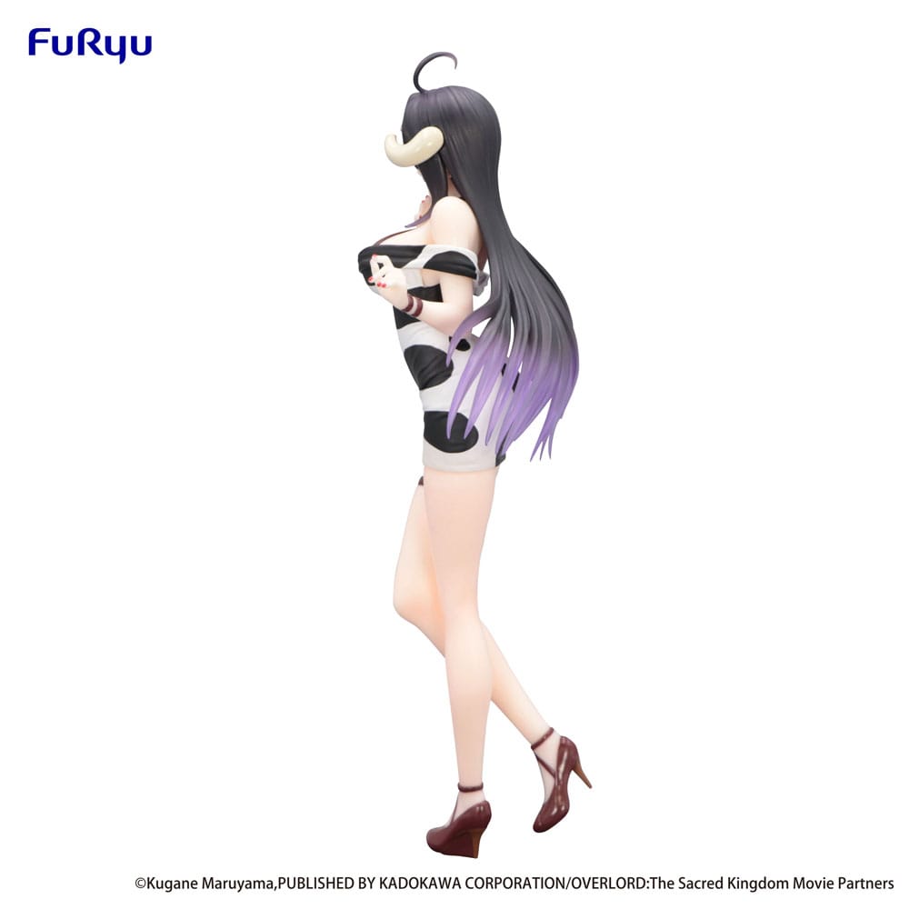 Overlord Trio-Try-iT PVC Statue Albedo Mini Dress Cow Pattern Ver. 21 cm 4571623503606