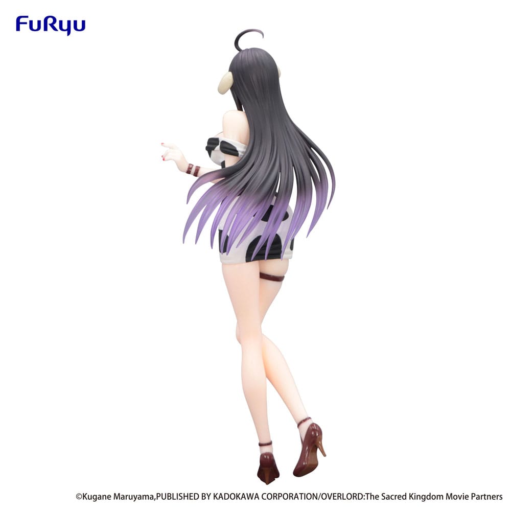 Overlord Trio-Try-iT PVC Statue Albedo Mini Dress Cow Pattern Ver. 21 cm 4571623503606