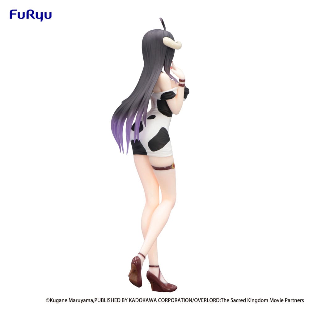 Overlord Trio-Try-iT PVC Statue Albedo Mini Dress Cow Pattern Ver. 21 cm 4571623503606