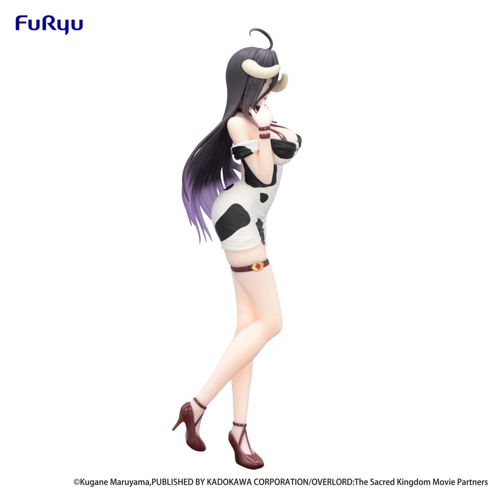Overlord Trio-Try-iT PVC Statue Albedo Mini Dress Cow Pattern Ver. 21 cm 4571623503606