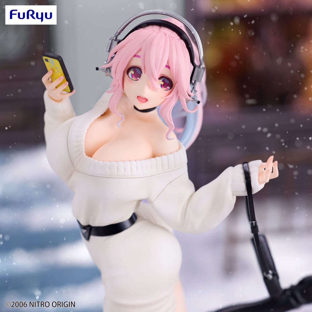 Super Sonico Trio-Try-iT PVC Statue Winter Memory Ver. 21 cm 4571623507642