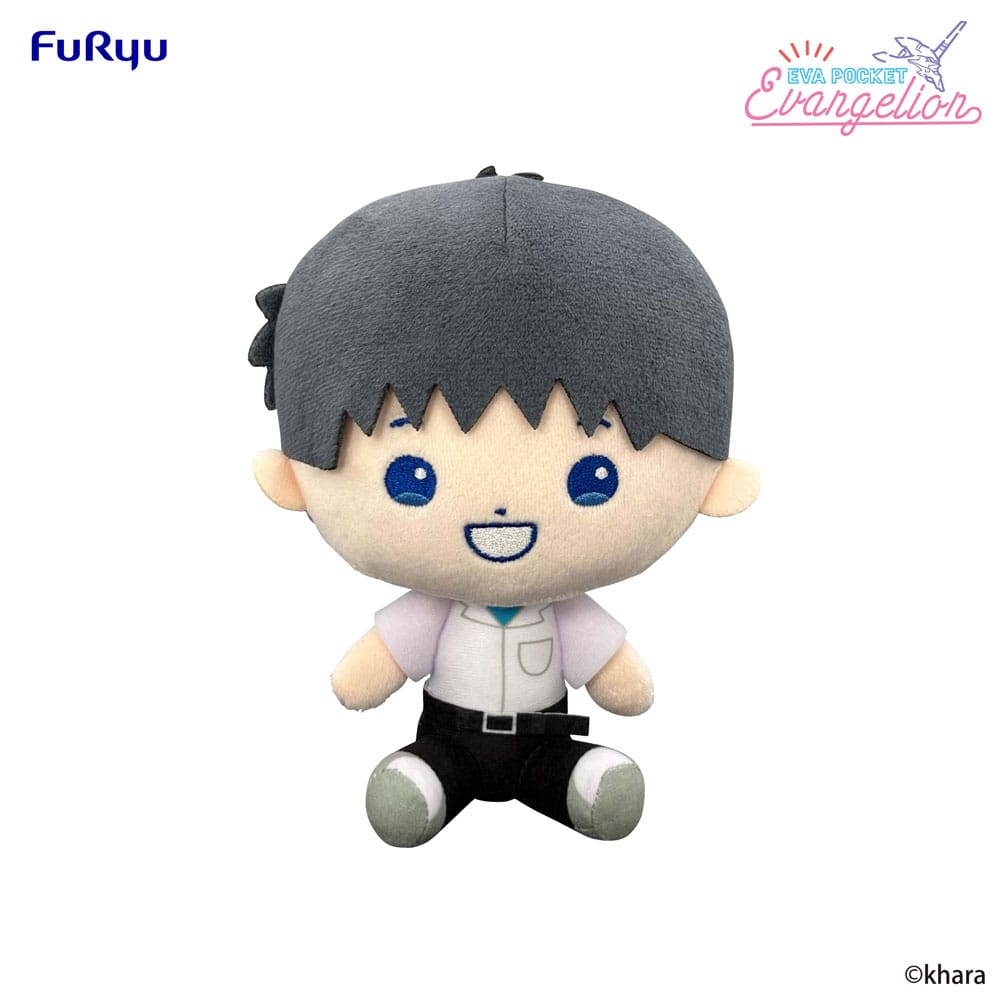Neon Genesis Evangelion Eva Pocket Plush Figure Shinji 17 cm 4571623507741
