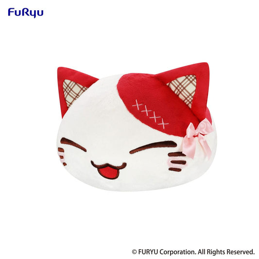Nemuneko Cat Sweet Big Plush Figure Red 35 cm 4571623507826
