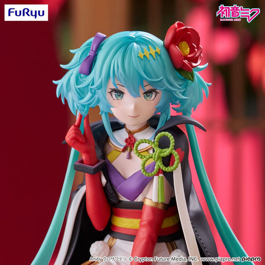 Hatsune Miku Noodle Stopper PVC Statue Flower Fairy Camellia 15 cm  4571623508441