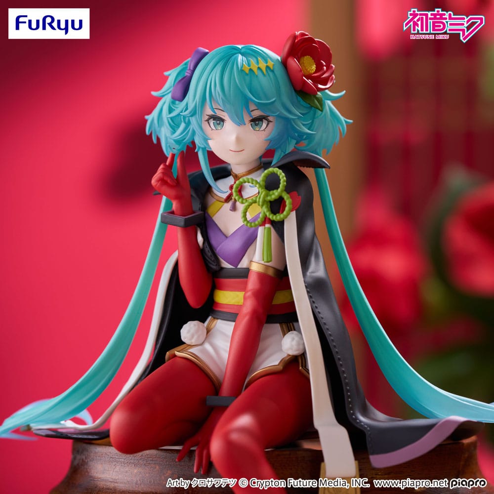 Hatsune Miku Noodle Stopper PVC Statue Flower Fairy Camellia 15 cm  4571623508441