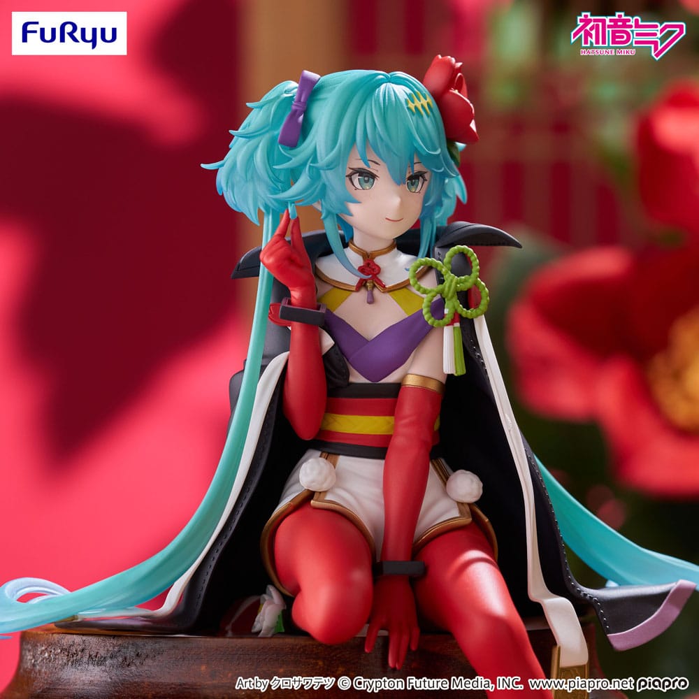 Hatsune Miku Noodle Stopper PVC Statue Flower Fairy Camellia 15 cm  4571623508441