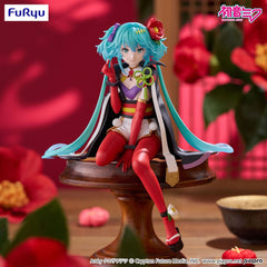 Hatsune Miku Noodle Stopper PVC Statue Flower Fairy Camellia 15 cm  4571623508441