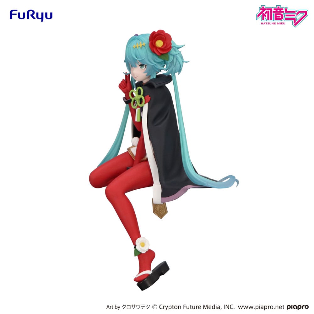 Hatsune Miku Noodle Stopper PVC Statue Flower Fairy Camellia 15 cm  4571623508441