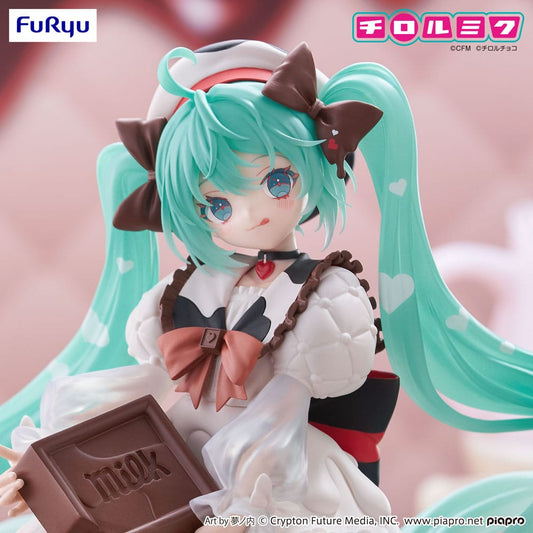 Hatsune Miku x Tirol Choco Trio-Try-iT PVC Statue Hatsune Miku Milk Ver. 18 cm   4571623508458