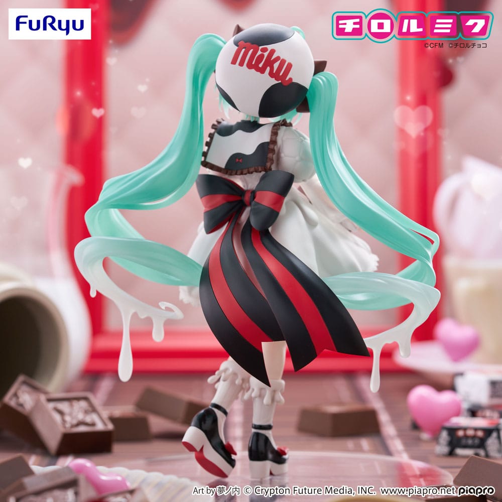 Hatsune Miku x Tirol Choco Trio-Try-iT PVC Statue Hatsune Miku Milk Ver. 18 cm   4571623508458