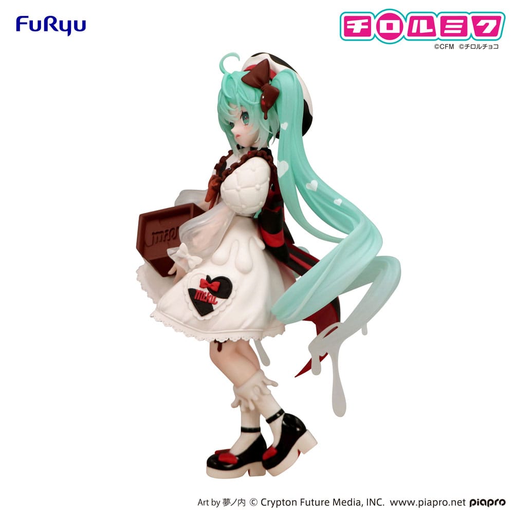 Hatsune Miku x Tirol Choco Trio-Try-iT PVC Statue Hatsune Miku Milk Ver. 18 cm   4571623508458