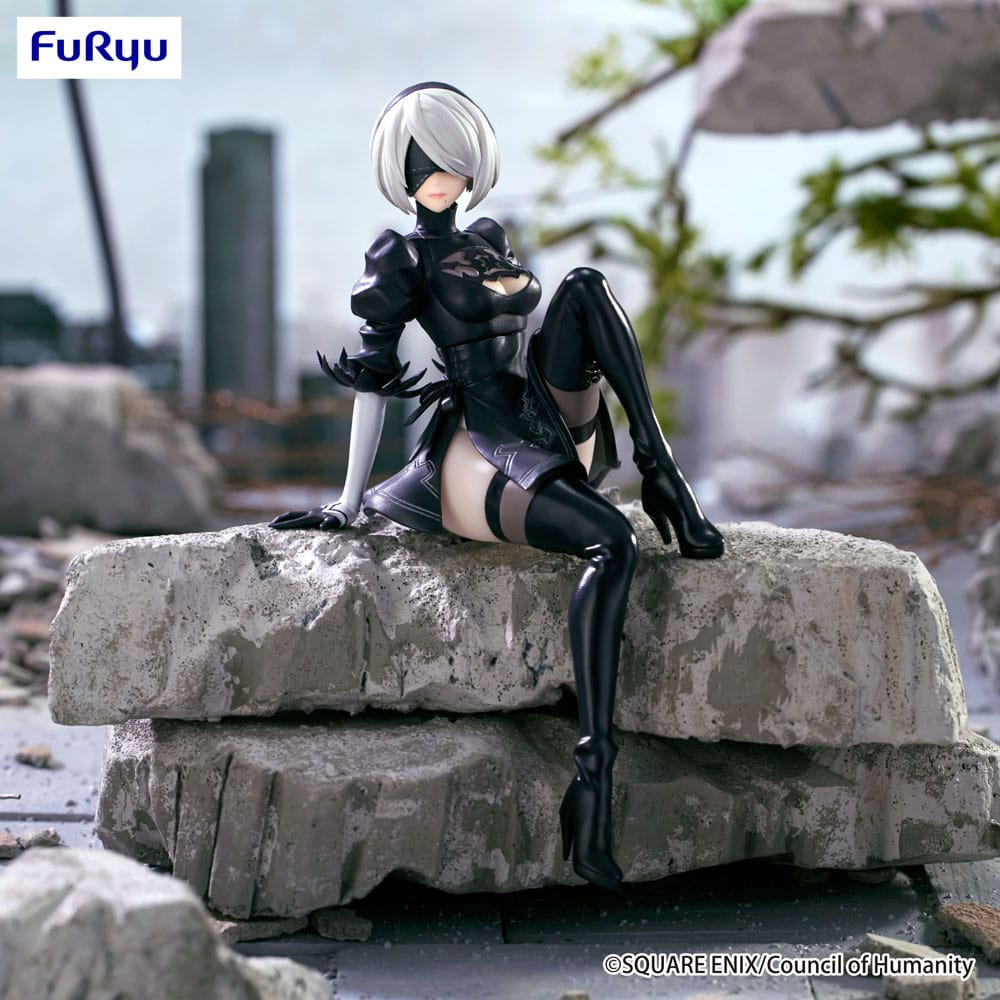 NieR:Automata Ver1.1a Noodle Stopper PVC Statue YoRHa No.2 Type B 13 cm 4571623509950