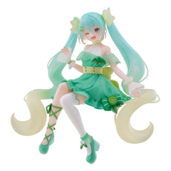 Hatsune Miku Noodle Stopper PVC Statue Hatsune Miku Lime Ver. 14 cm  4571623510222