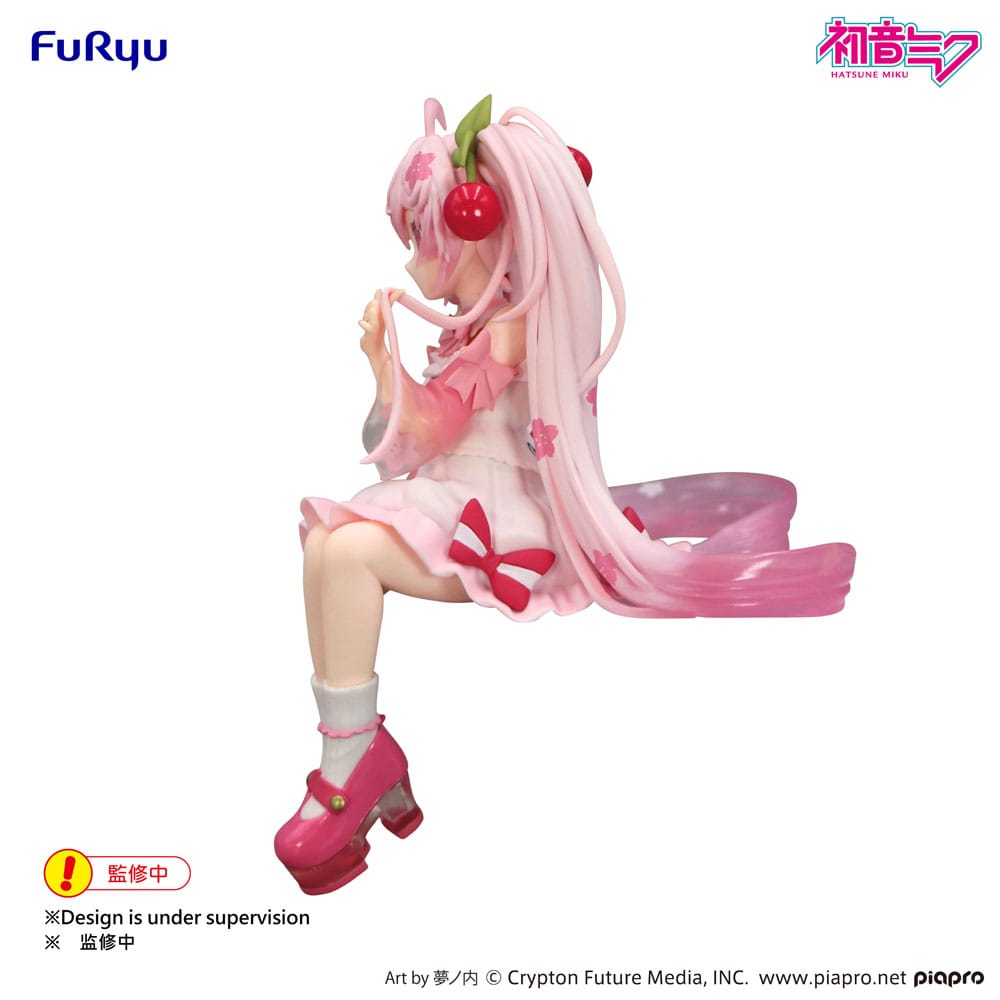 Hatsune Miku Noodle Stopper PVC Statue Sakura Miku 2025 Wink Ver. 14 cm 4571623510741