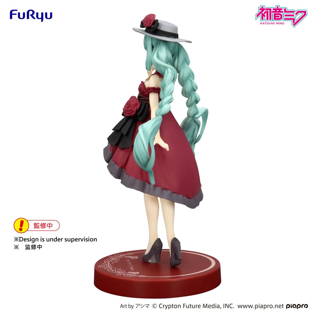 Hatsune Miku Trio-Try-iT PVC Statue Hatsune Miku Outing Dress Red Color Ver. 19 cm 4571623510758