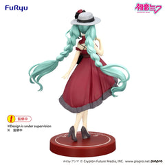 Hatsune Miku Trio-Try-iT PVC Statue Hatsune Miku Outing Dress Red Color Ver. 19 cm 4571623510758