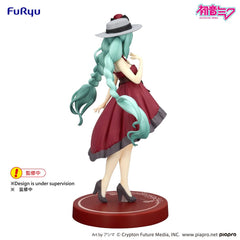 Hatsune Miku Trio-Try-iT PVC Statue Hatsune Miku Outing Dress Red Color Ver. 19 cm 4571623510758