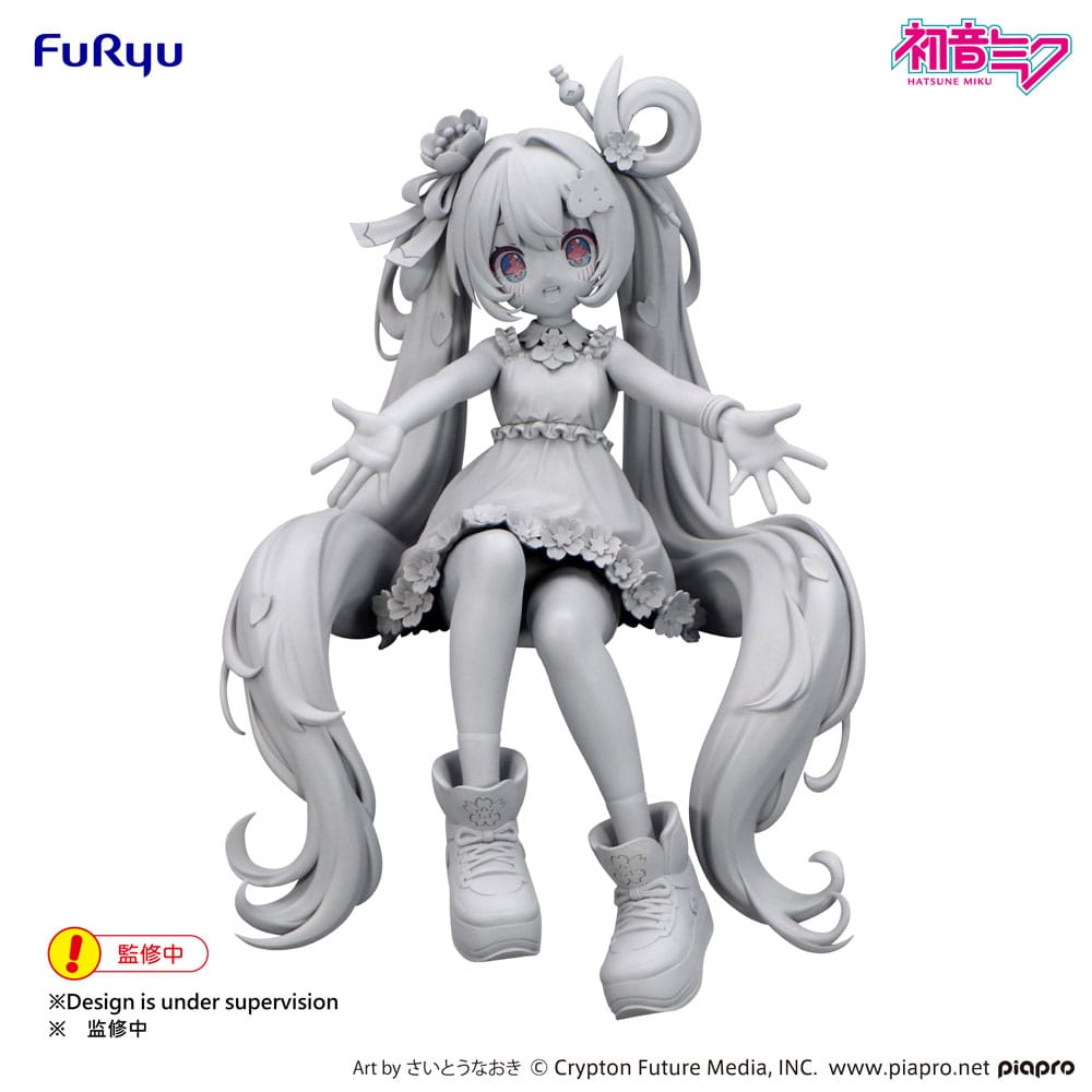 Hatsune Miku Noodle Stopper PVC Statue Hatsune Miku 10th Anniversary 14 cm   4571623510765