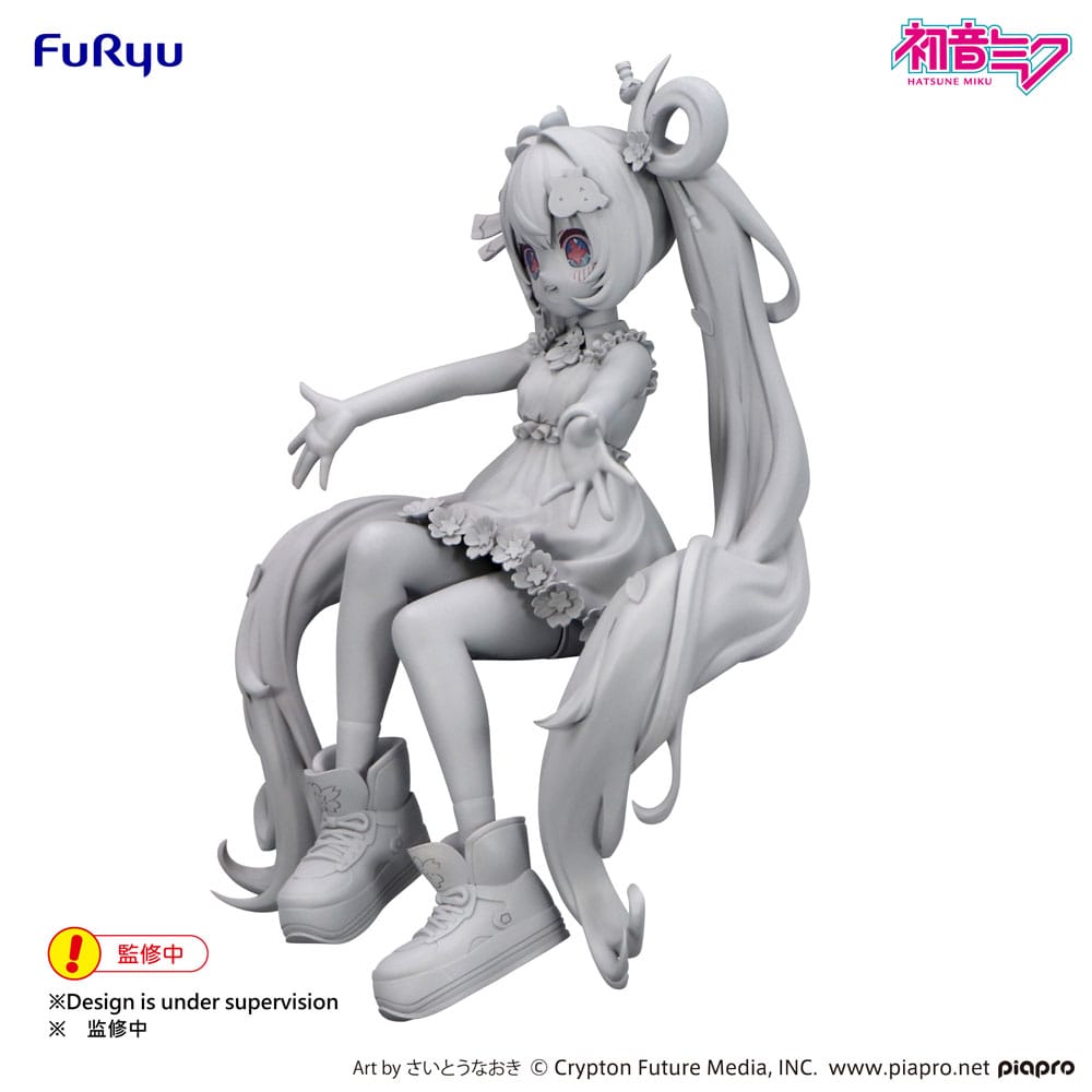Hatsune Miku Noodle Stopper PVC Statue Hatsune Miku 10th Anniversary 14 cm   4571623510765