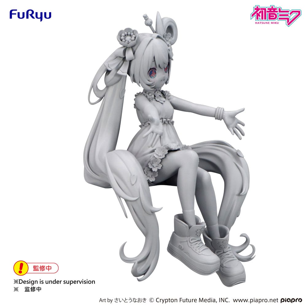 Hatsune Miku Noodle Stopper PVC Statue Hatsune Miku 10th Anniversary 14 cm   4571623510765