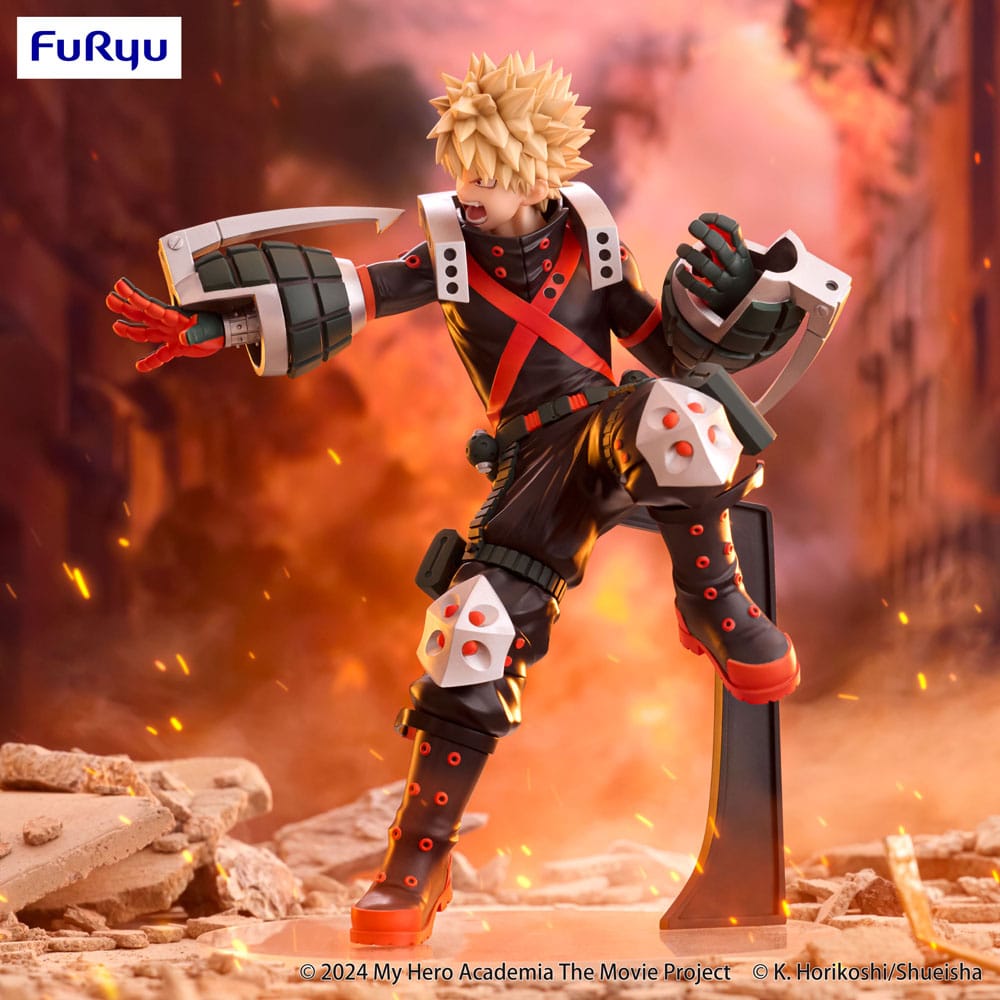 My Hero Academia: You're Next Trio-Try-iT PVC Statue Katsuki Bakugo 21 cm      4571623510918