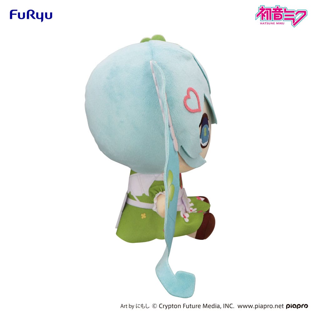 Hatsune Miku Kyurumaru Big Plush Figure Clover 26 cm    4571623510925