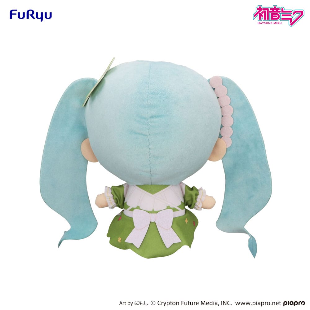 Hatsune Miku Kyurumaru Big Plush Figure Clover 26 cm    4571623510925
