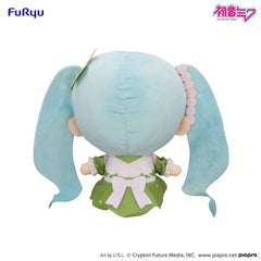 Hatsune Miku Kyurumaru Big Plush Figure Clover 26 cm    4571623510925
