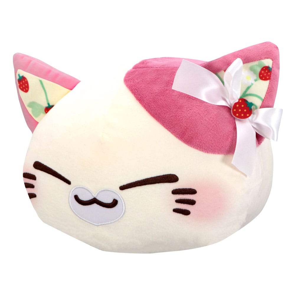Nemuneko Cat Sweet Big Plush Figure Berry Pink 35 cm 4571623511045