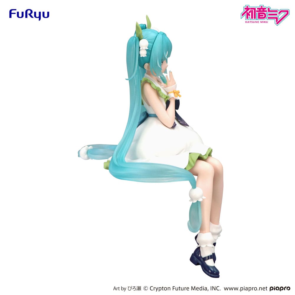 Hatsune Miku Noodle Stopper PVC Statue Flower Fairy Lily of the Valley 14 cm   4571623511595