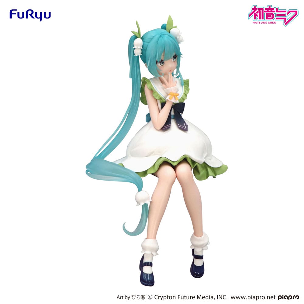 Hatsune Miku Noodle Stopper PVC Statue Flower Fairy Lily of the Valley 14 cm   4571623511595