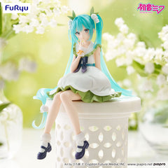 Hatsune Miku Noodle Stopper PVC Statue Flower Fairy Lily of the Valley 14 cm   4571623511595