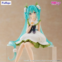 Hatsune Miku Noodle Stopper PVC Statue Flower Fairy Lily of the Valley 14 cm   4571623511595