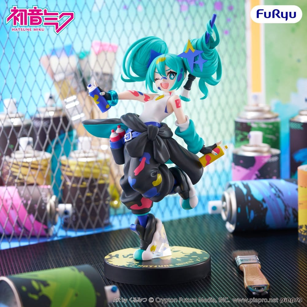 Hatsune Miku Muchute PVC Statue Paint Girl Another Color Ver. 23 cm    4571623512974