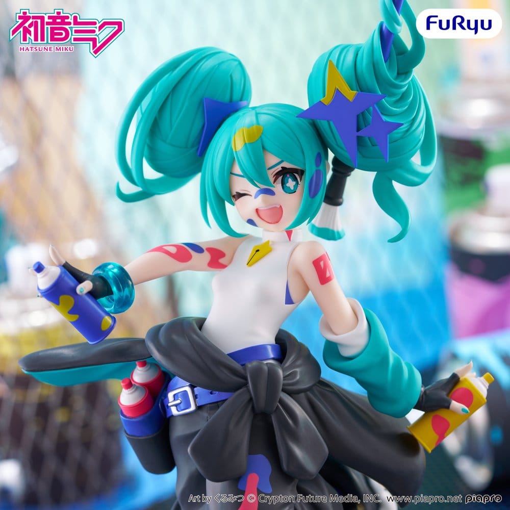Hatsune Miku Muchute PVC Statue Paint Girl Another Color Ver. 23 cm    4571623512974