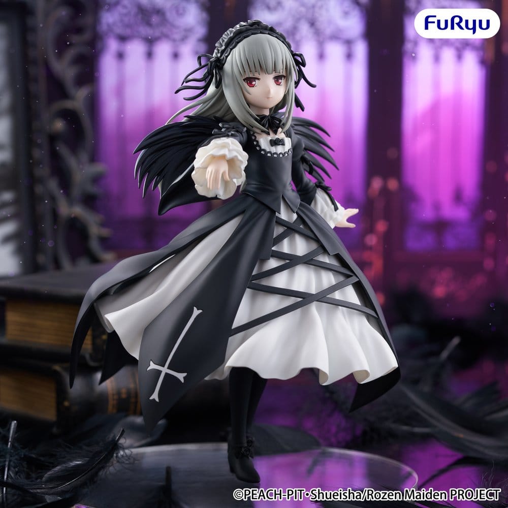 Rozen Maiden Trio-Try-iT PVC Statue Suigintou 18 cm     4571623513018
