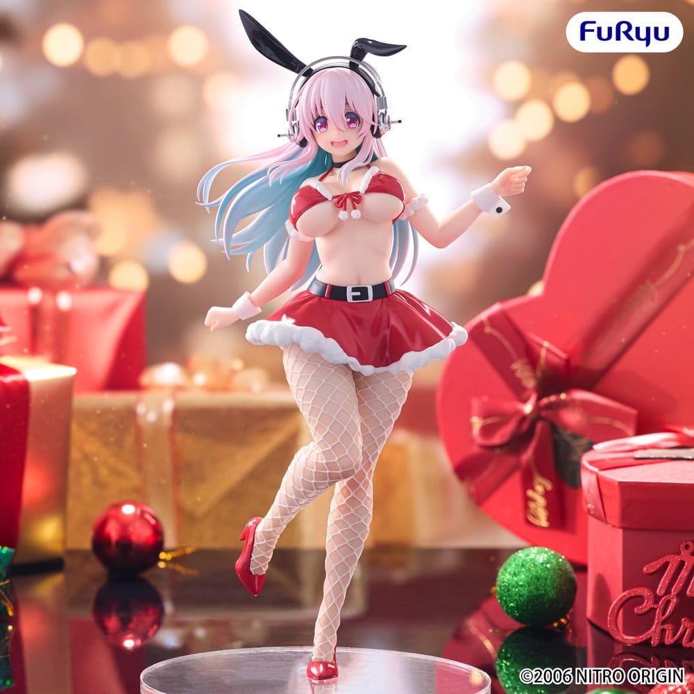 Super Sonico BiCute Bunnies PVC Figure Santa Ver. 30 cm 4571623517481